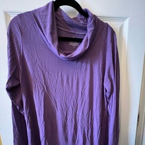 Cuddl Duds ladies cowl neck tunic